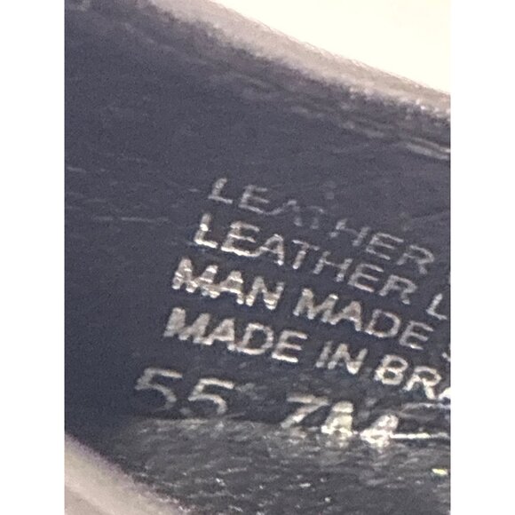 Tory Burch Womens Reva ballet flats silver-tone logo medallions size 7 Leather - Picture 7 of 8